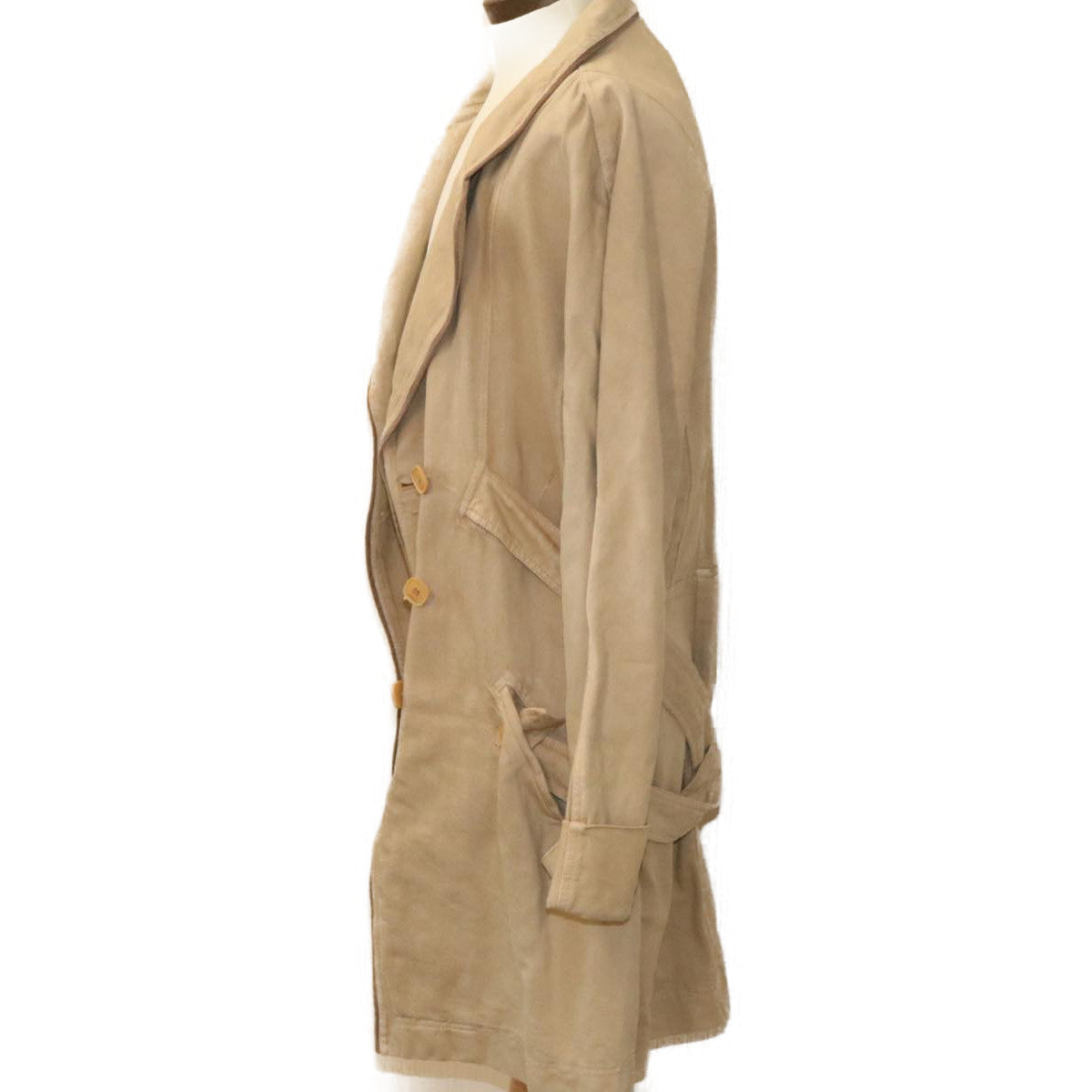 FENDI Long coat Jacket Beige am1626g