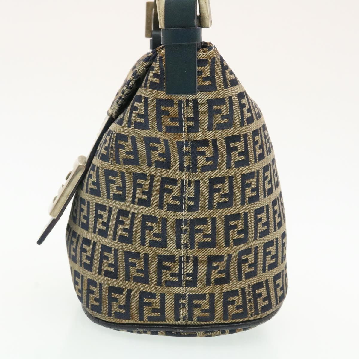 FENDI ZucchinoCanvas Shoulder Bag Brown am1690g