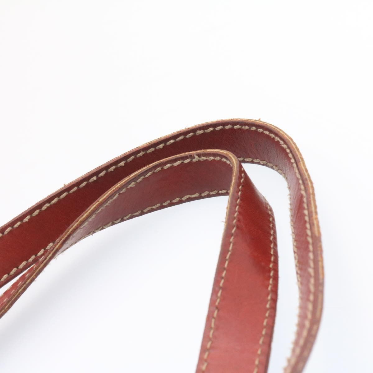 FENDI Zucca Canvas Boston Bag Brown Red am1732g
