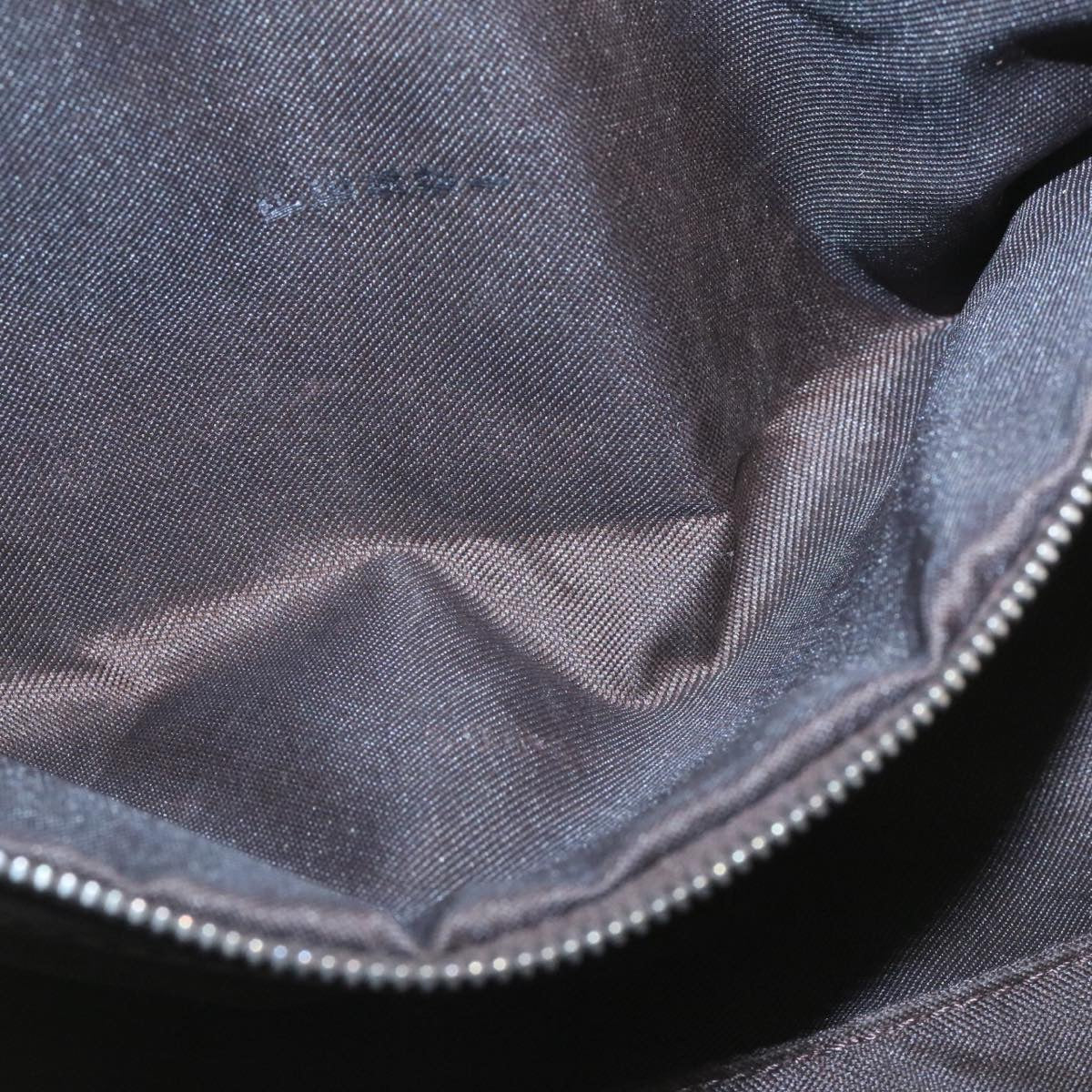 FENDI Zucca Canvas Tote Bag Black Brown am1921g