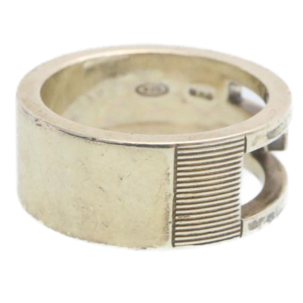 GUCCI Ring 2 Set size 7 and 16 Silver am2085g
