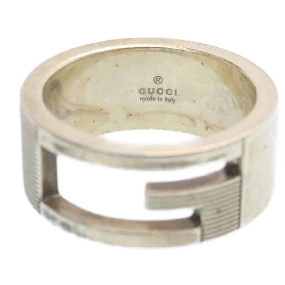 GUCCI Ring 2 Set size 7 and 16 Silver am2085g