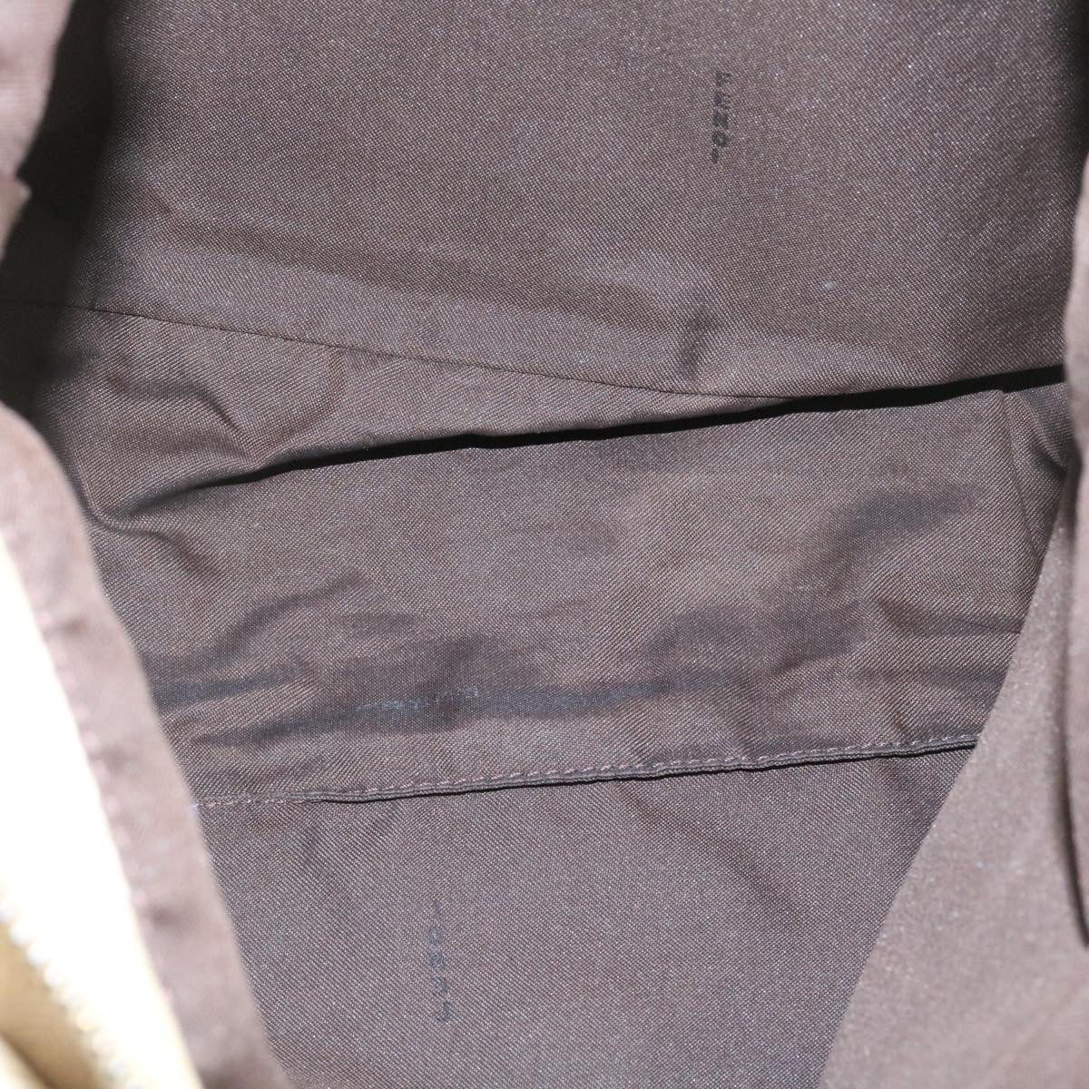 FENDI Zucca Canvas Mamma Baguette Shoulder Bag Beige am2225g