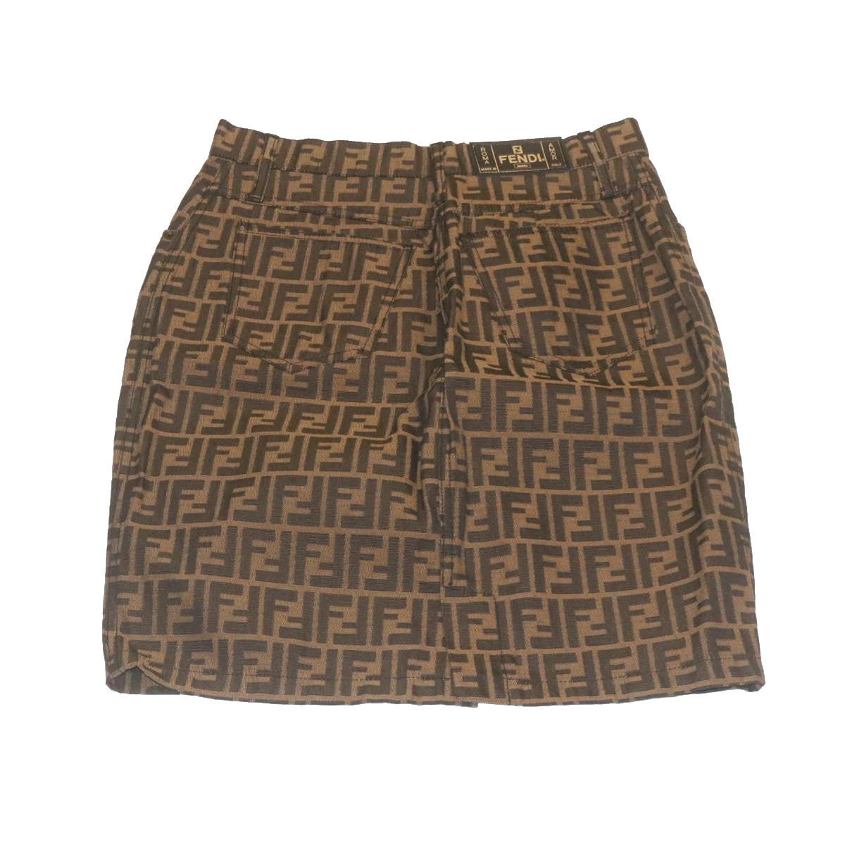 FENDI Zucca skirt Brown Black am2276g