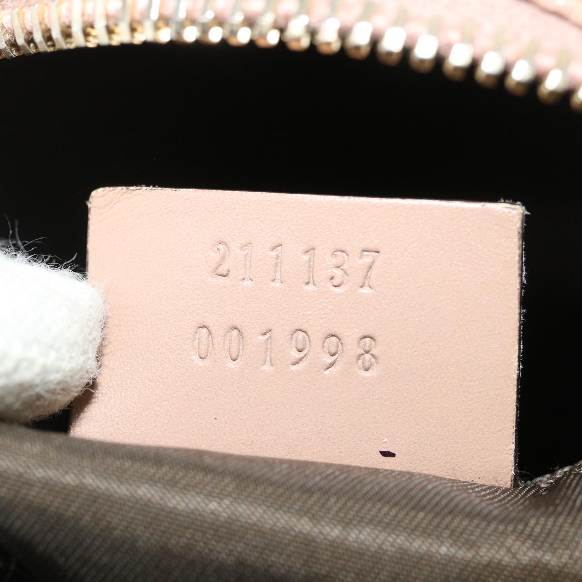 GUCCI GG Canvas Tote Bag PVC Leather Beige am2355g