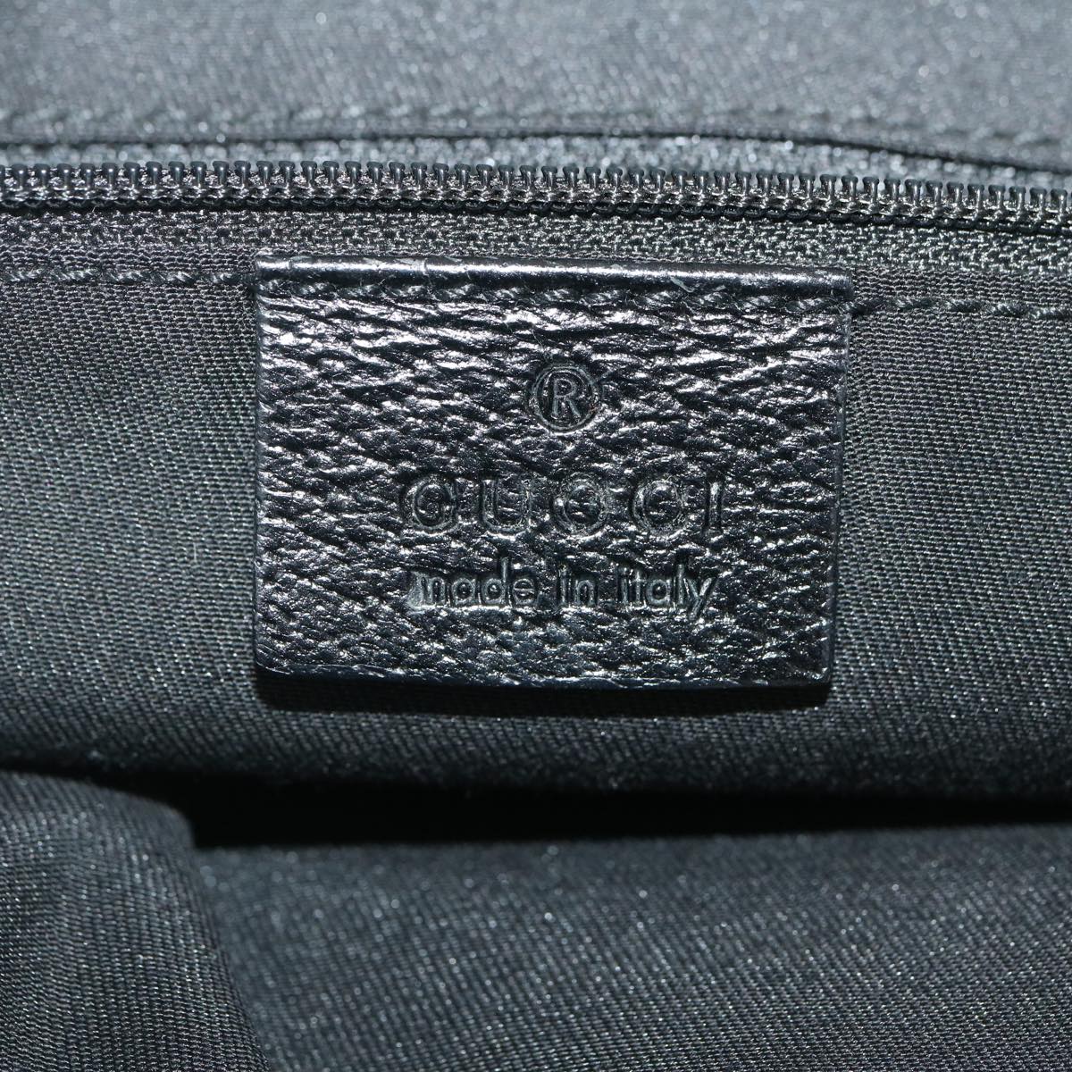 GUCCI Web Sherry Line GG Canvas Hand Bag Black Red Green am2453g