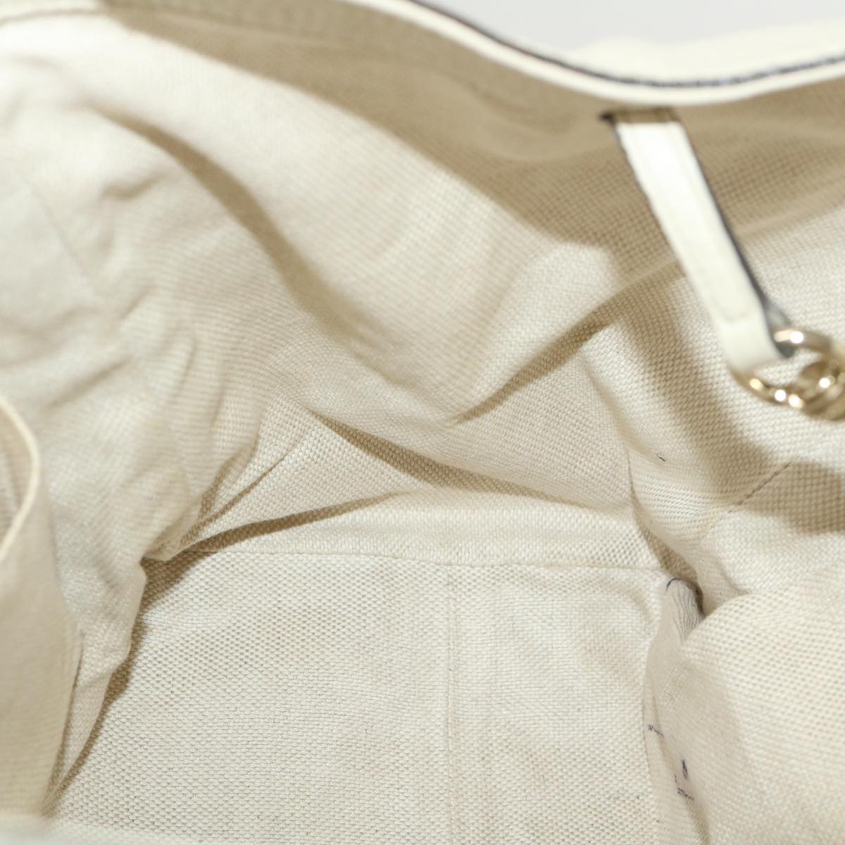 GUCCI Soho Fringe Tote Bag White am2471g