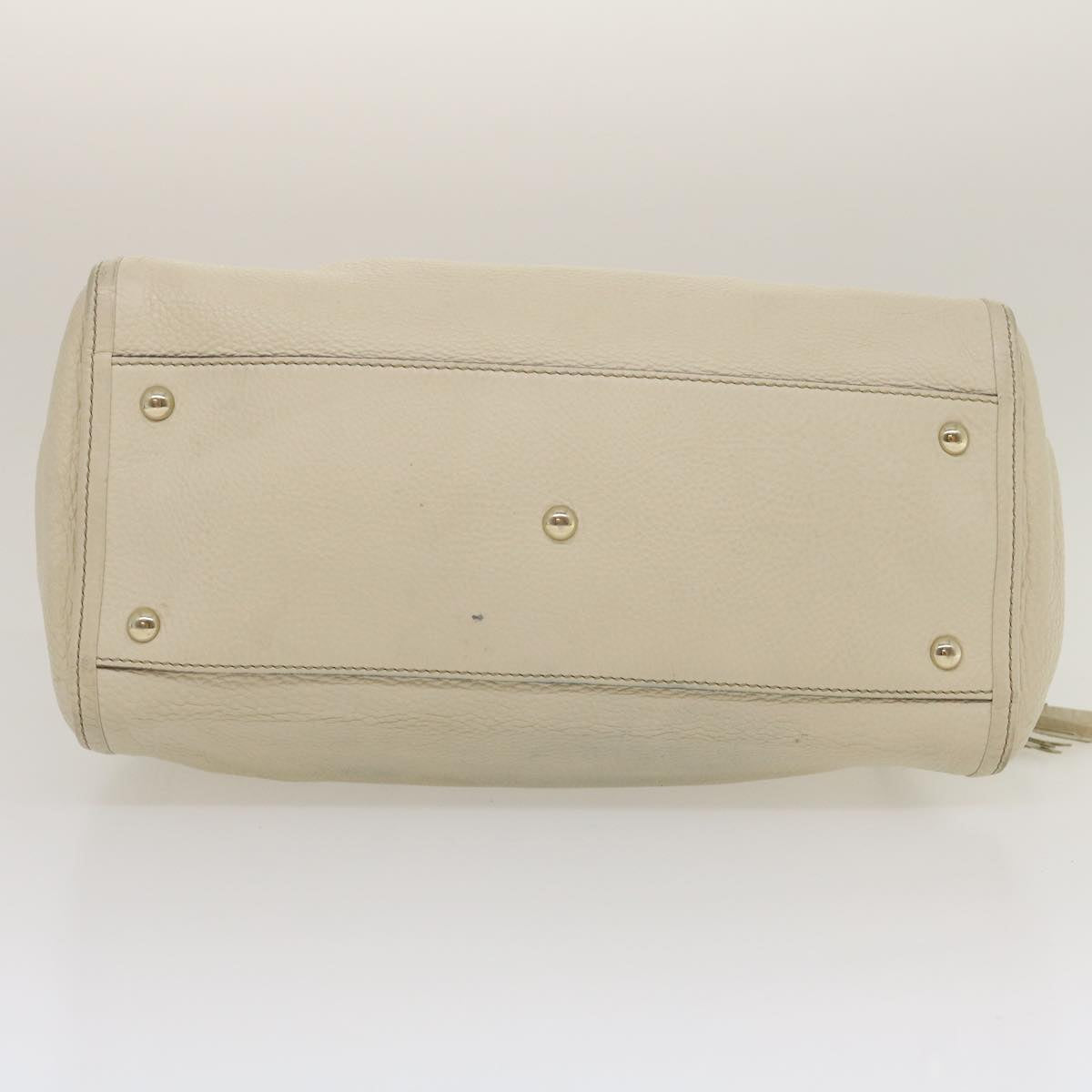 GUCCI Soho Fringe Tote Bag White am2471g