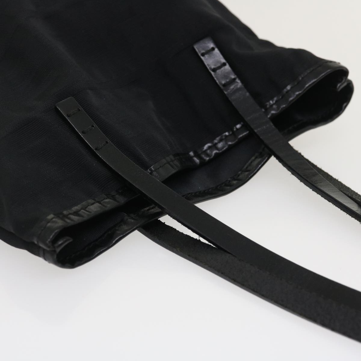 FENDI Zucca Canvas Hand Bag Black am2474g