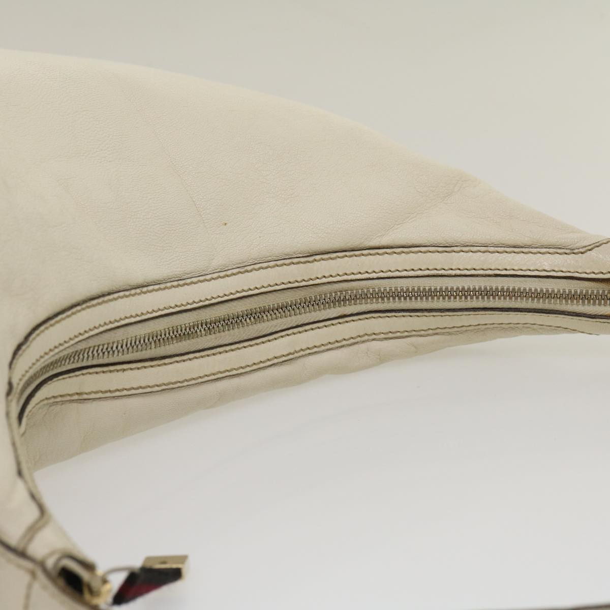GUCCI Shoulder Bag Leather White am2557g