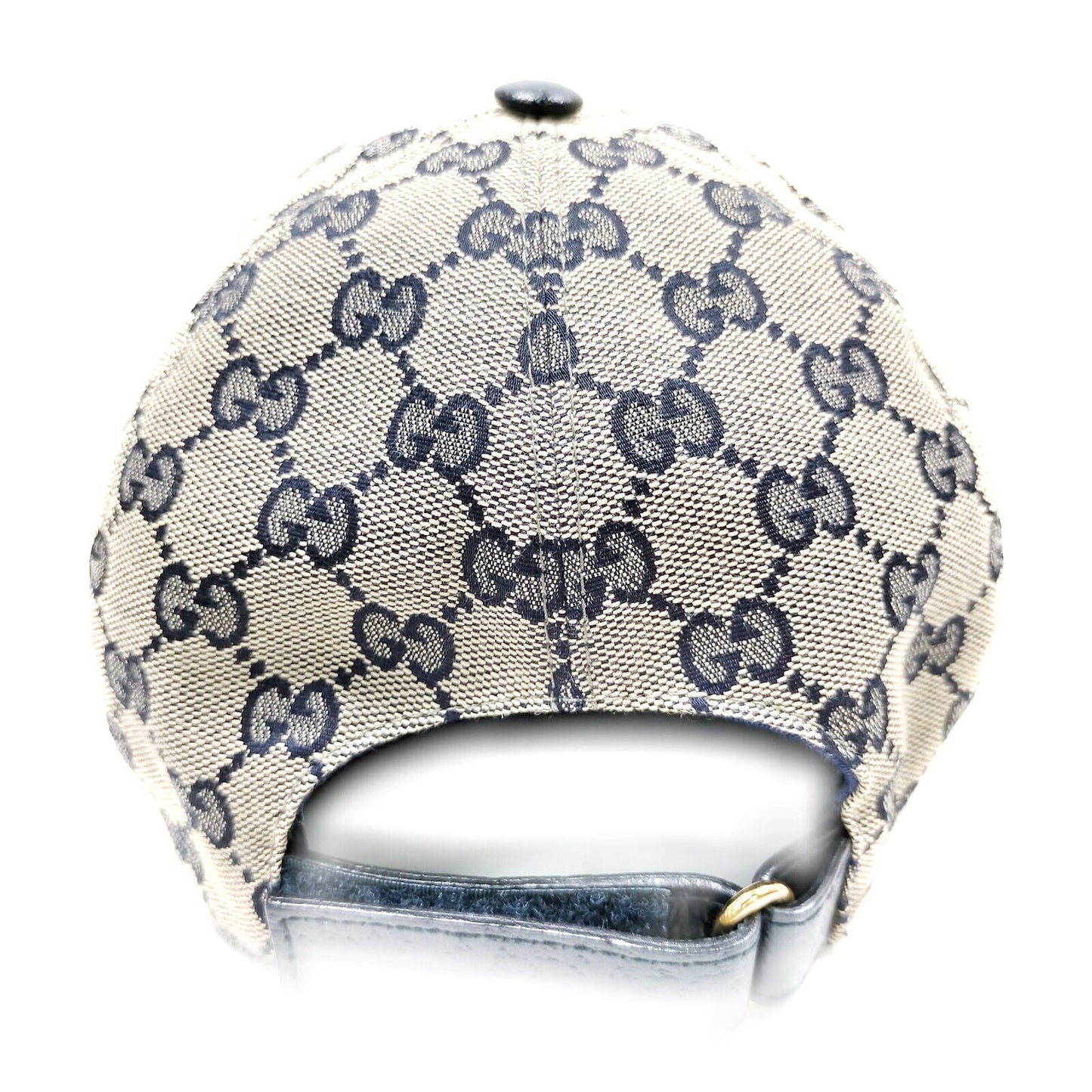 Gucci Cap GG Canvas Sherry Line Navy Blue Polyester