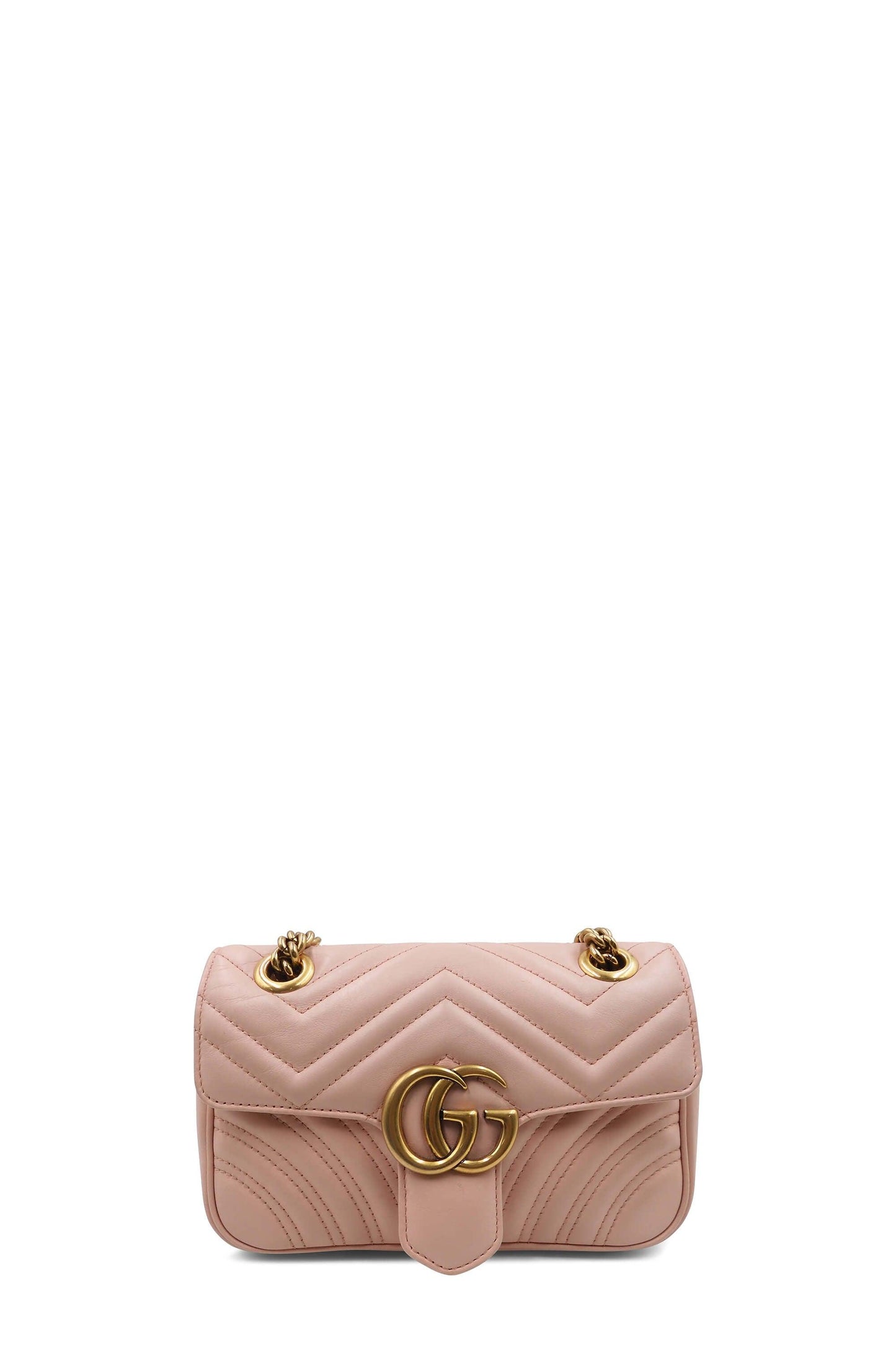 GG Marmont Mini Matelasse Shoulder Bag Pink