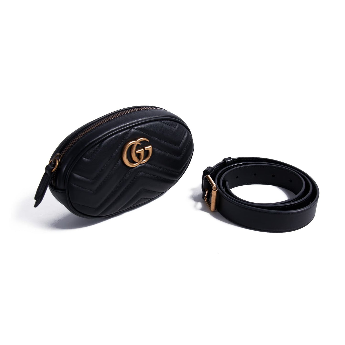 Gucci Marmont MatelassÃƒÆ’Ã‚Â© Leather Belt Bag