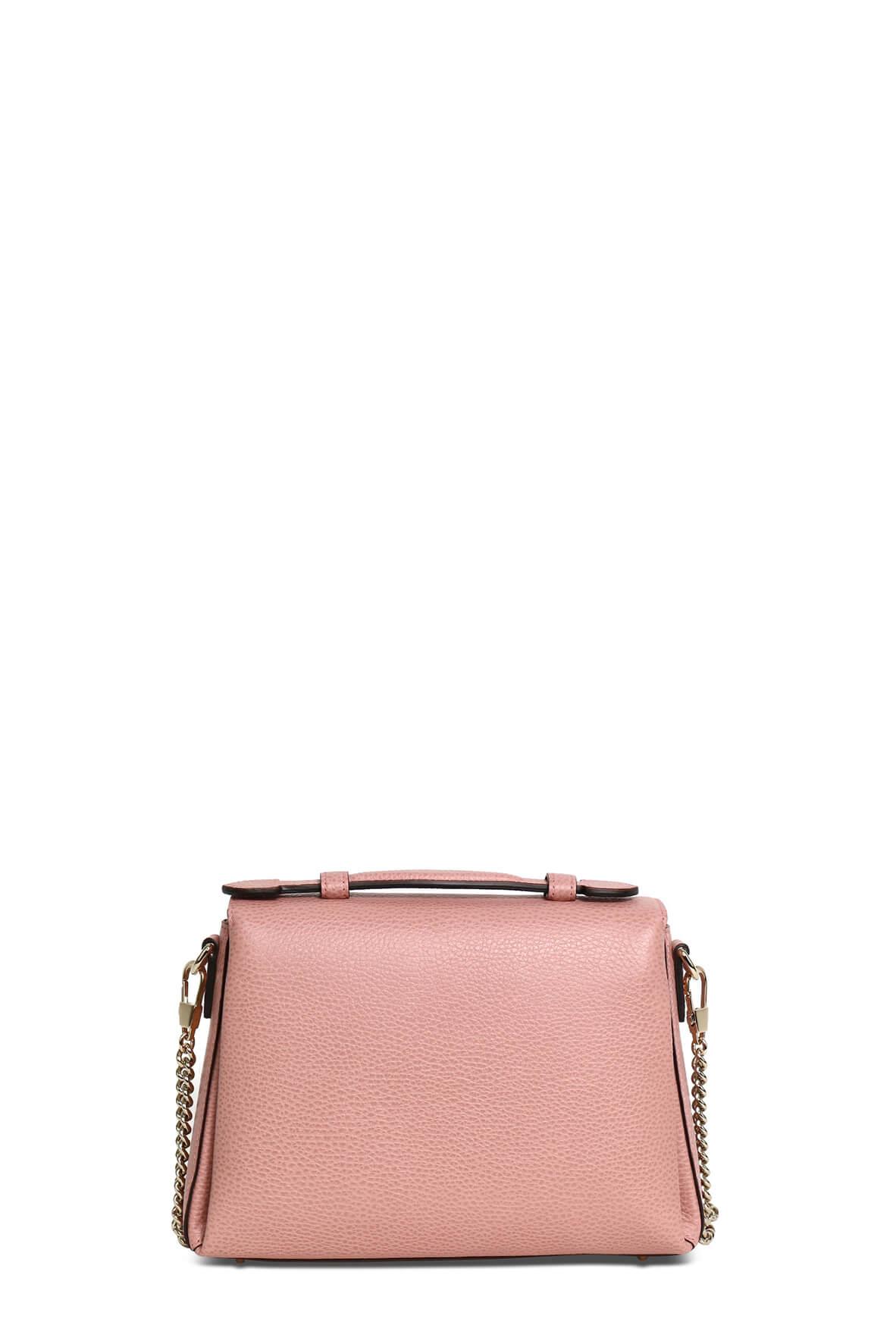 Medium Interlocking GG Top Handle Shoulder Bag Dusty Pink