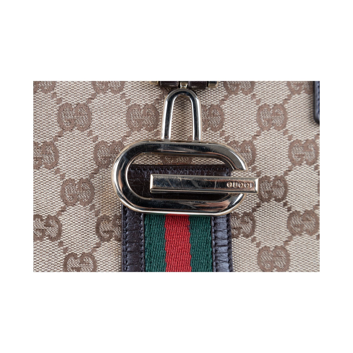 Gucci Monogram Canvas Junco Tote Bag - '00s