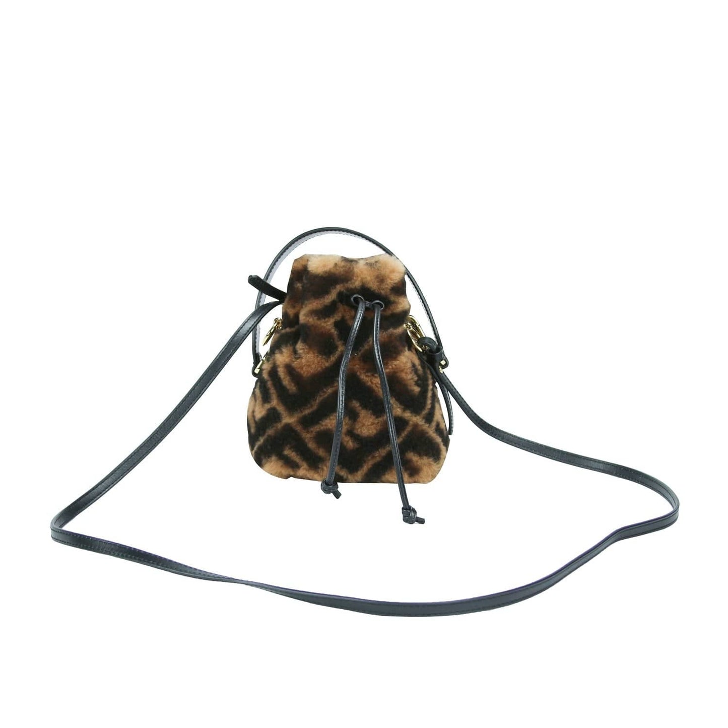 Fendi Mini Mon TrÃƒÆ’Ã‚Â©sor Sherling Bucket Bag