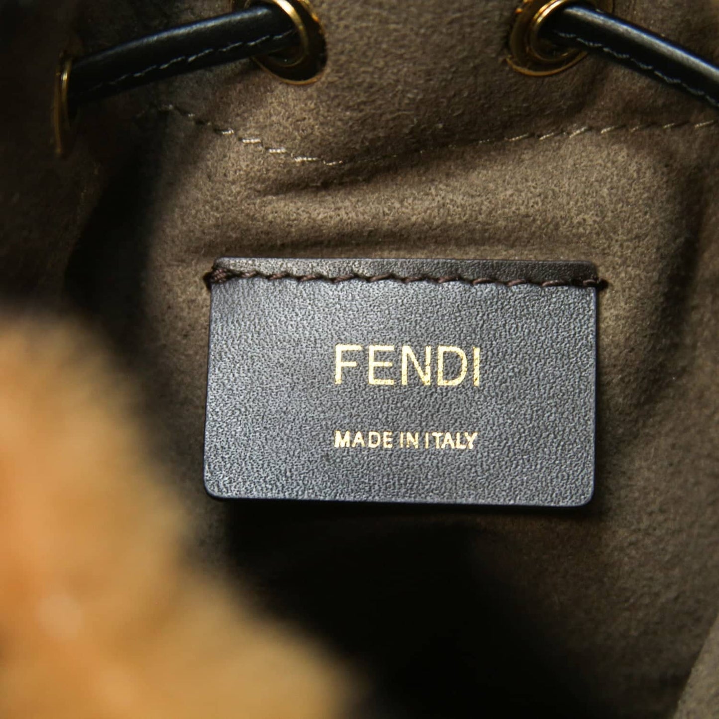 Fendi Mini Mon TrÃƒÆ’Ã‚Â©sor Sherling Bucket Bag