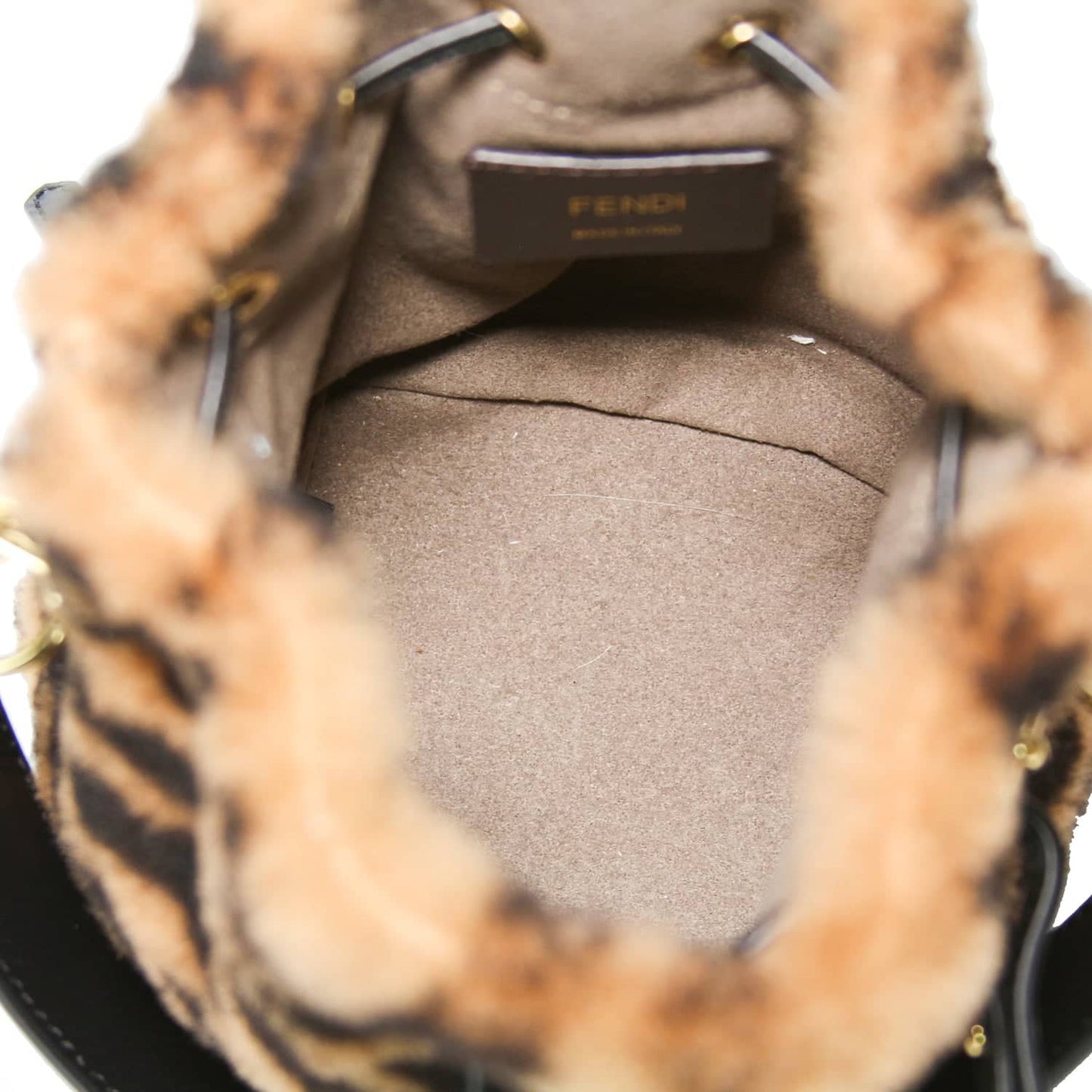 Fendi Mini Mon TrÃƒÆ’Ã‚Â©sor Sherling Bucket Bag