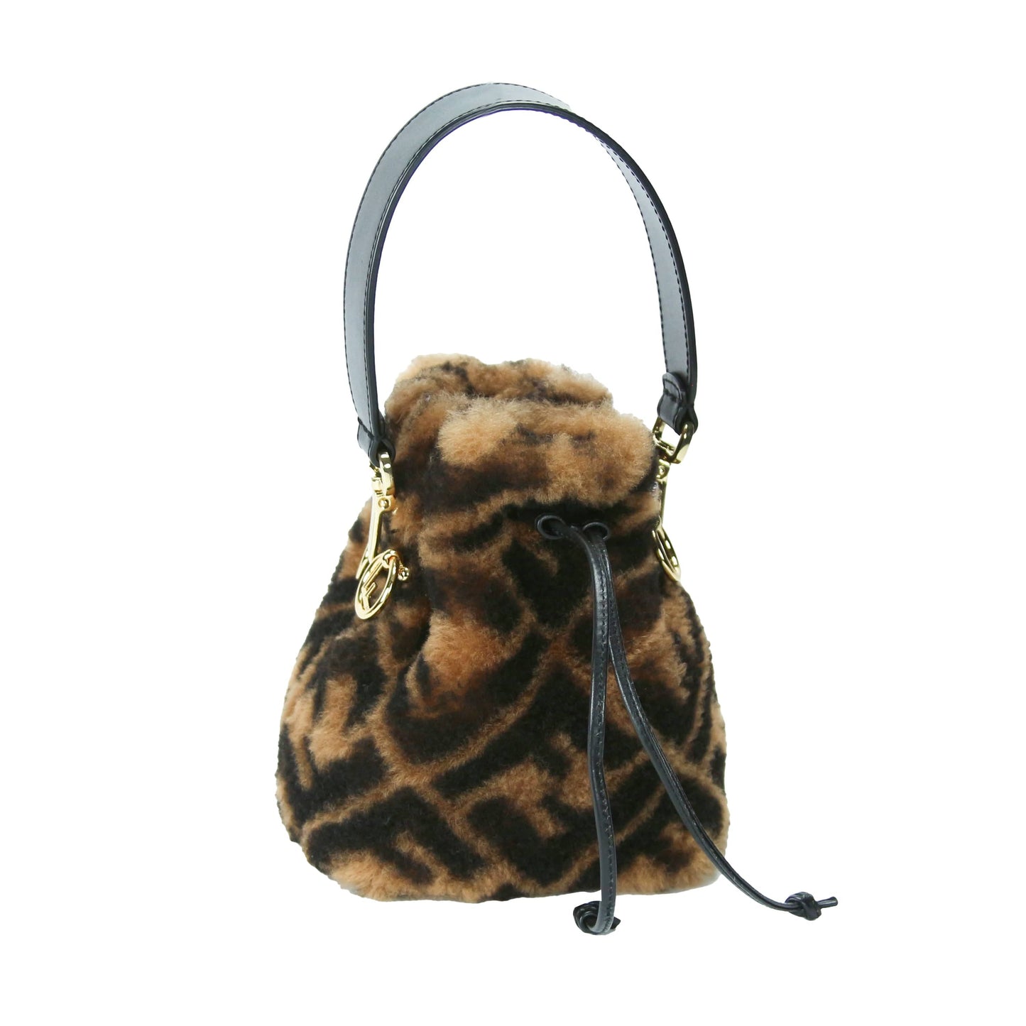 Fendi Mini Mon TrÃƒÆ’Ã‚Â©sor Sherling Bucket Bag