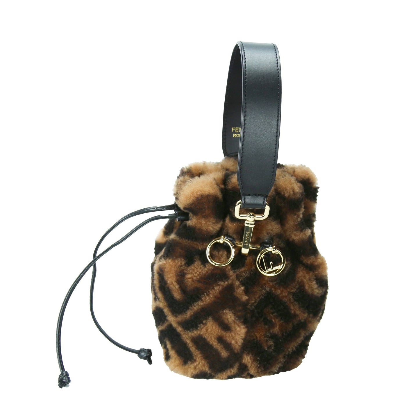Fendi Mini Mon TrÃƒÆ’Ã‚Â©sor Sherling Bucket Bag