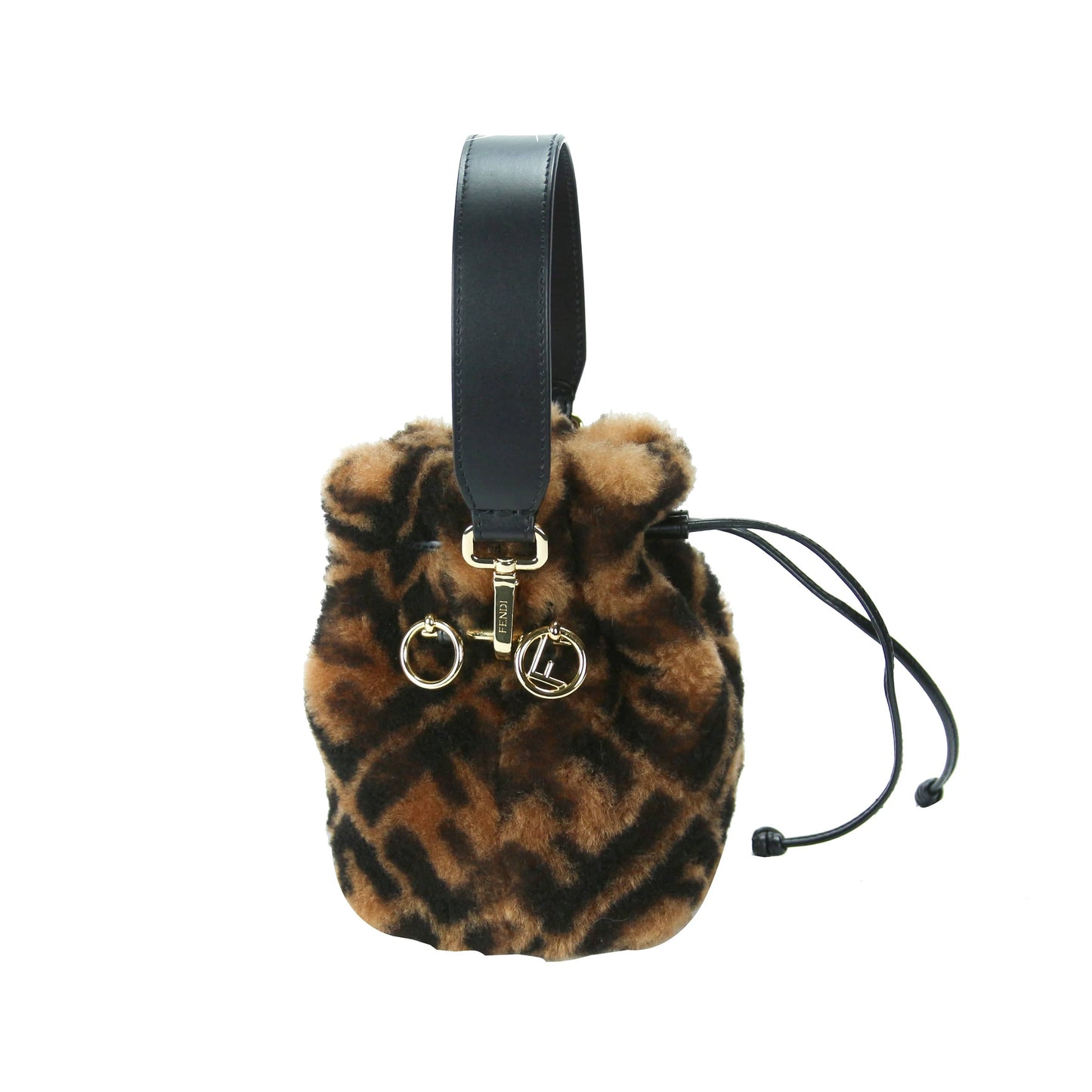 Fendi Mini Mon TrÃƒÆ’Ã‚Â©sor Sherling Bucket Bag