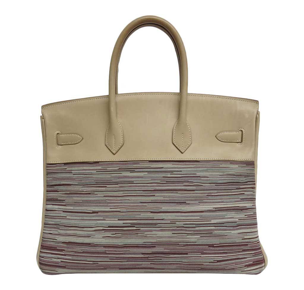 HermÃƒÆ’Ã‚Â¨s Birkin 35 Beige Vibrato Bag GHW