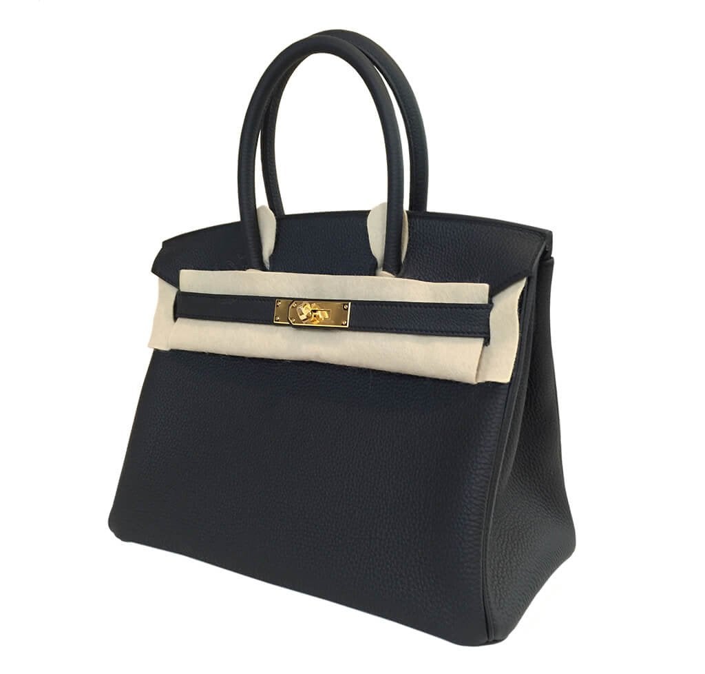 HermÃƒÆ’Ã‚Â¨s Birkin 30 Bag Black Togo GHW