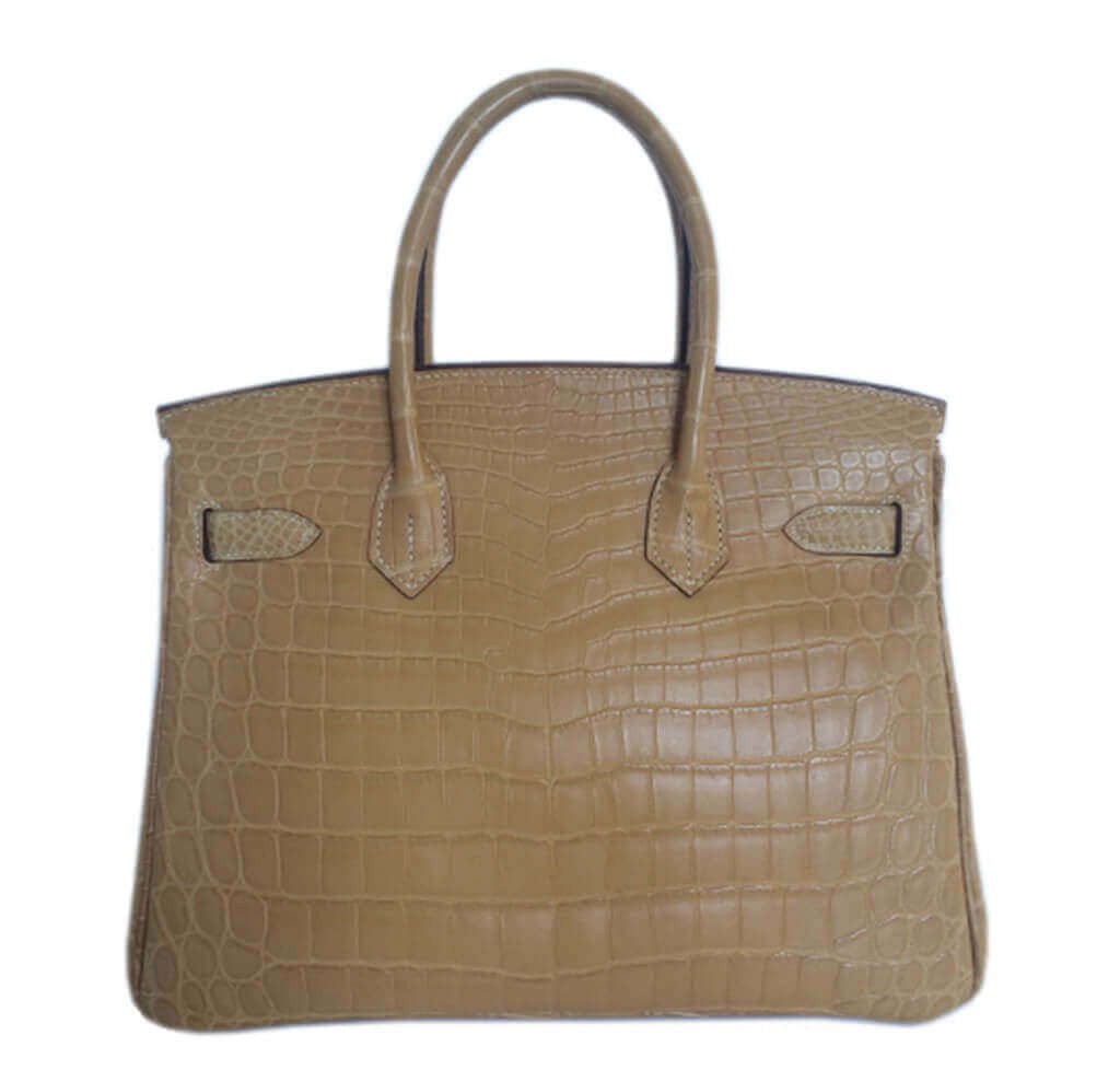 HermÃƒÆ’Ã‚Â¨s Birkin 30 Bag Paille Niloticus Crocodile