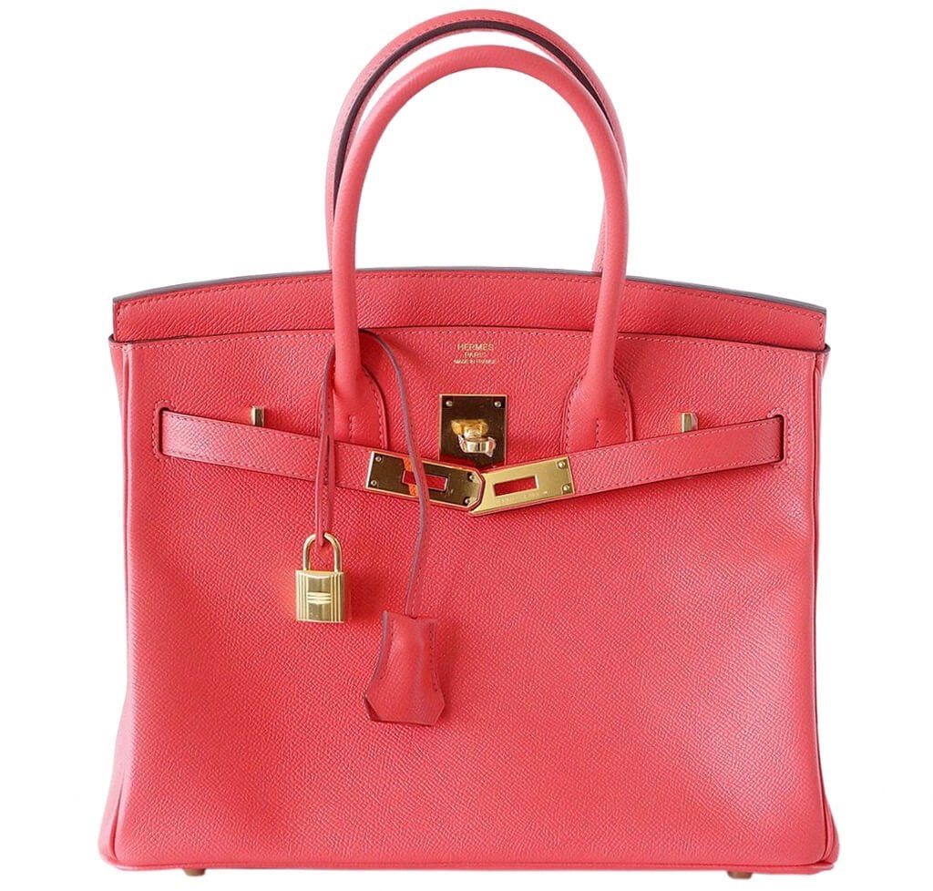 HermÃƒÆ’Ã‚Â¨s Birkin 30 Bag Rose Jaipur Gold Hardware