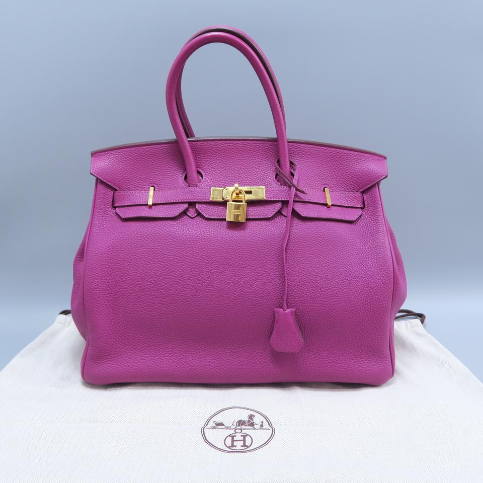 HermÃƒÆ’Ã‚Â¨s Birkin 35 Anemone Togo Tote