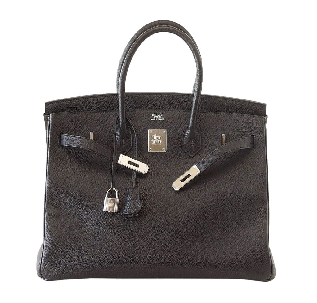HermÃƒÆ’Ã‚Â¨s Birkin 35 Bag Black Epsom PHW