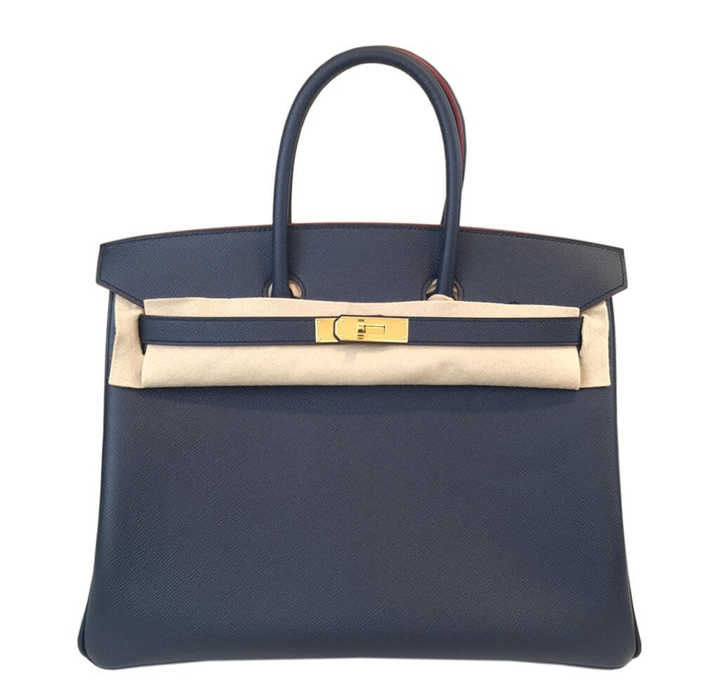 HermÃƒÆ’Ã‚Â¨s Birkin Bag Bleu Indigo Bi-Color