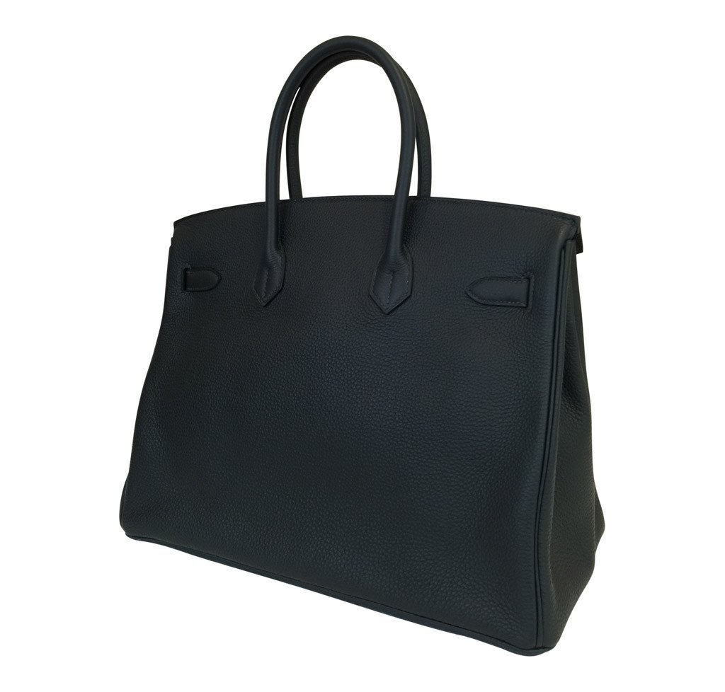 HermÃƒÆ’Ã‚Â¨s Birkin 35 Blue Ocean Bag PHW
