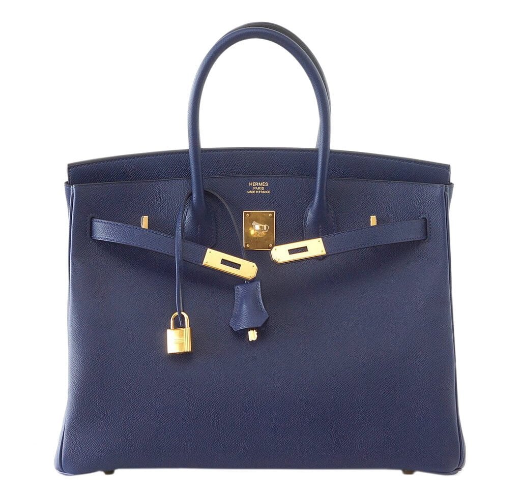 HermÃƒÆ’Ã‚Â¨s Birkin 35 Bag Bleu Saphir Epsom Leather