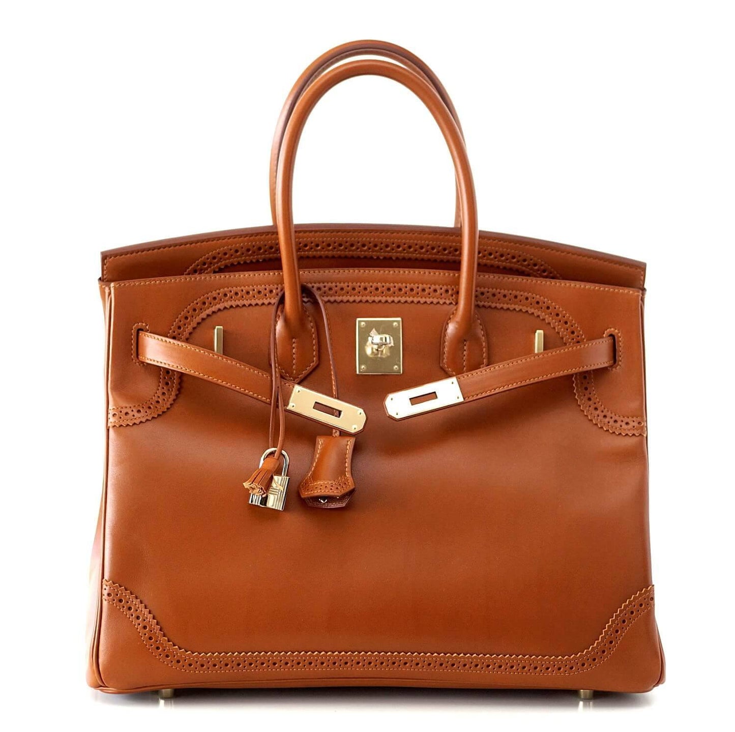 HermÃƒÆ’Ã‚Â¨s Ghillies Birkin Fauve 35cm Bag