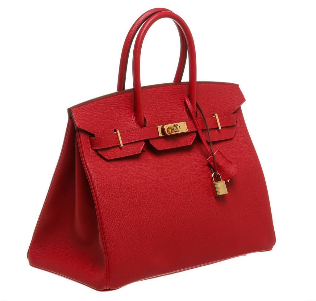 HermÃƒÆ’Ã‚Â¨s Birkin 35 Rouge Casaque Red Bag GHW