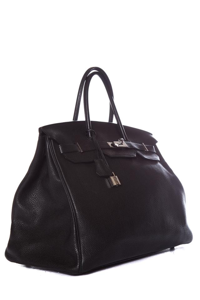 HermÃƒÆ’Ã‚Â¨s Birkin 40cm Black Togo Leather Tote