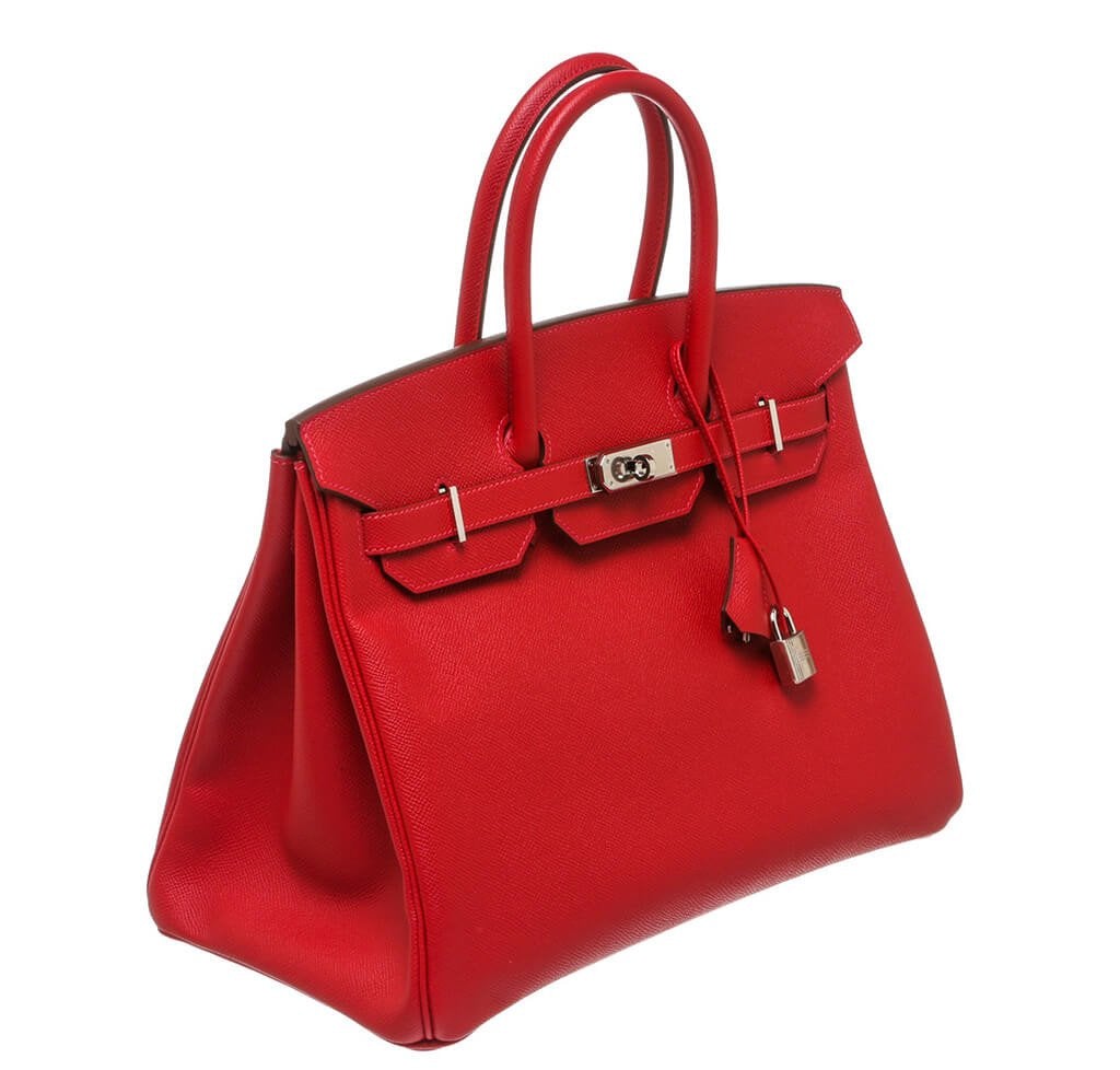 HermÃƒÆ’Ã‚Â¨s Birkin 35 Bag Rouge Casaque Epsom