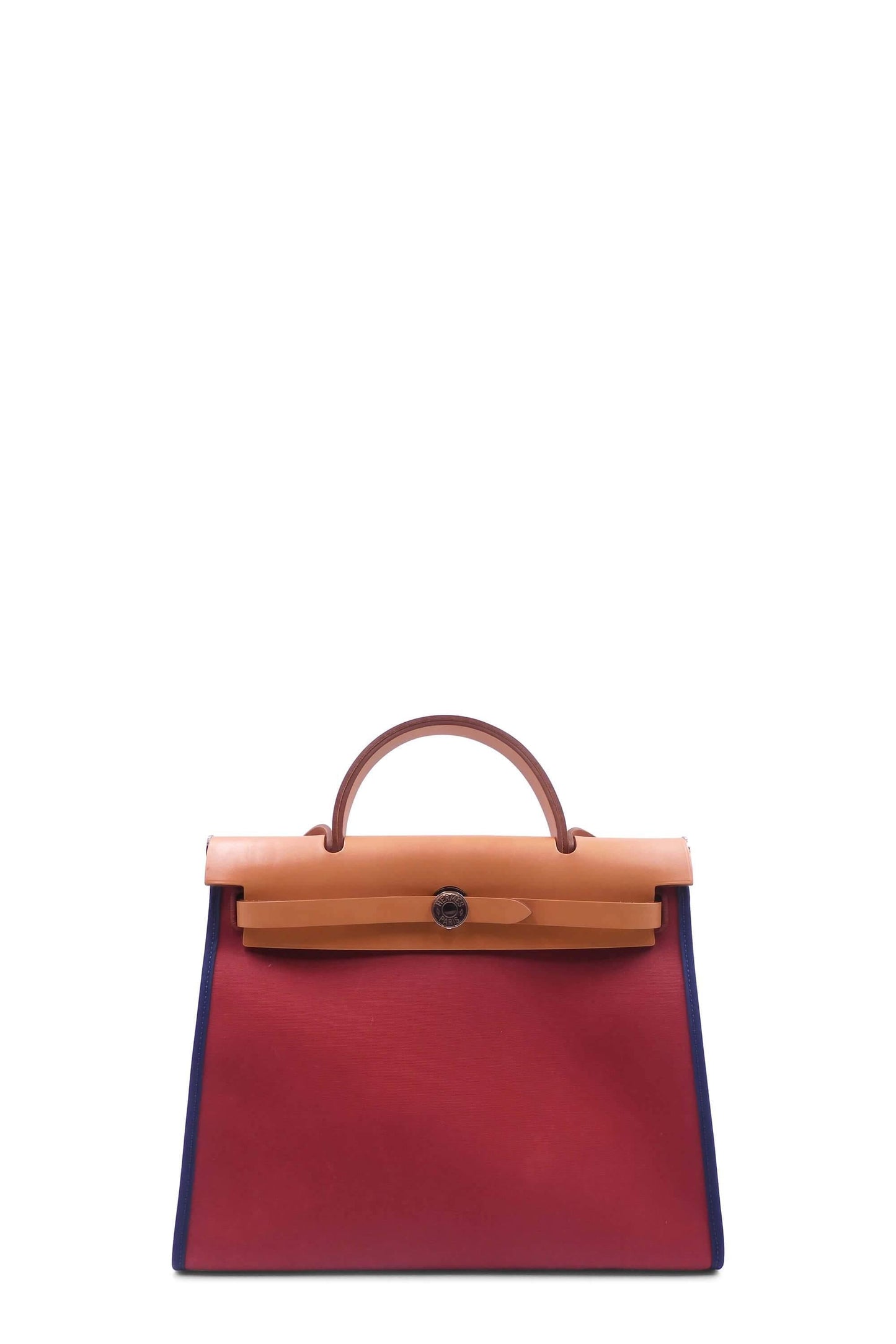 Toile Herbag Zip 31 with Pouch Maroon  Blue