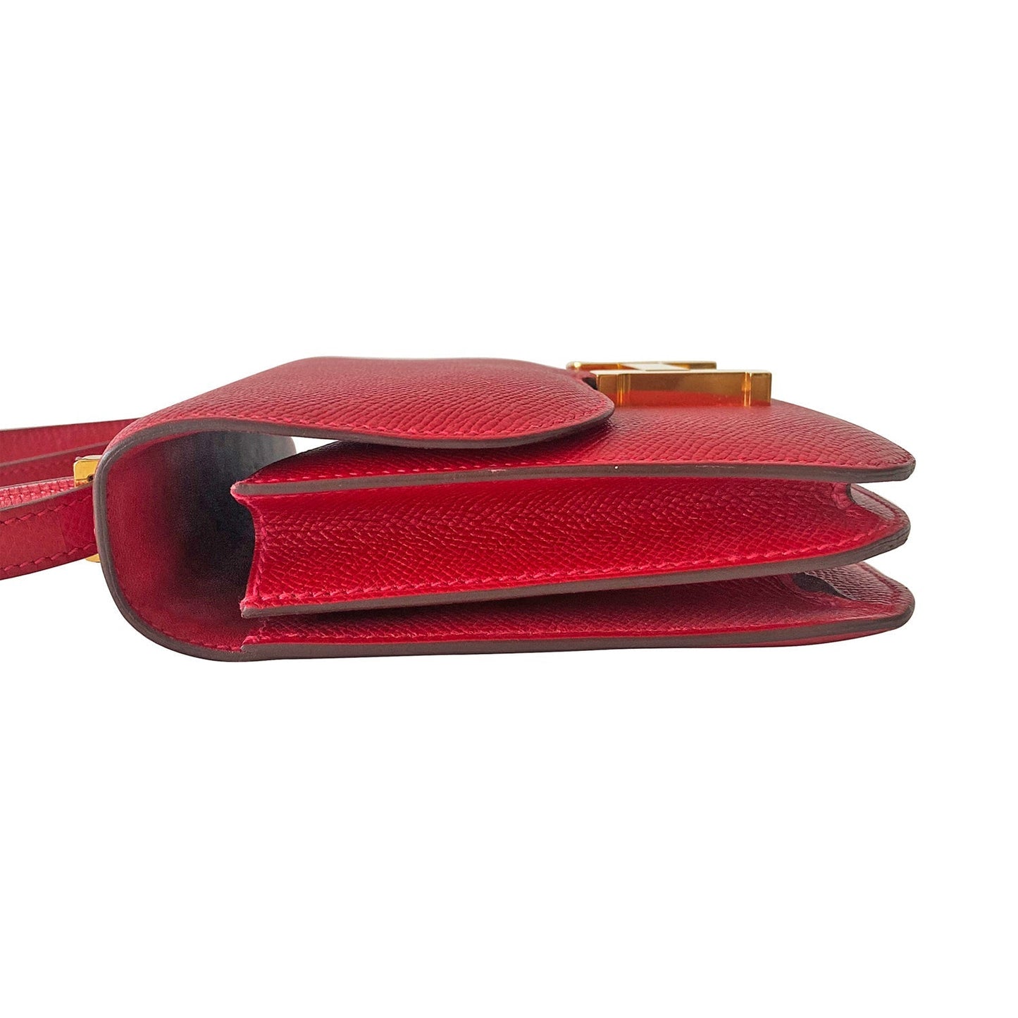 HermÃƒÆ’Ã‚Â¨s Mini Constance 18 Red Epsom