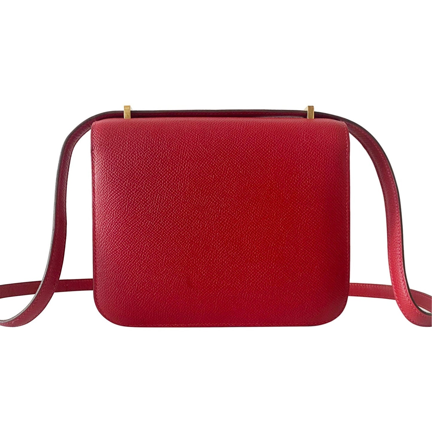 HermÃƒÆ’Ã‚Â¨s Mini Constance 18 Red Epsom