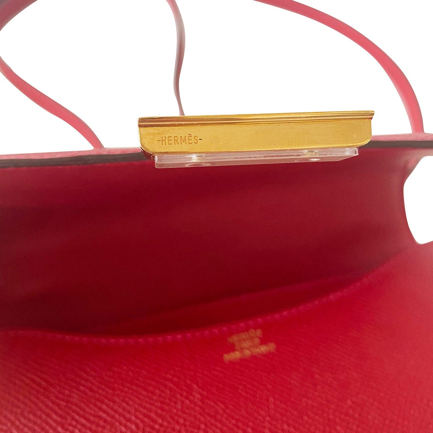 HermÃƒÆ’Ã‚Â¨s Mini Constance 18 Red Epsom
