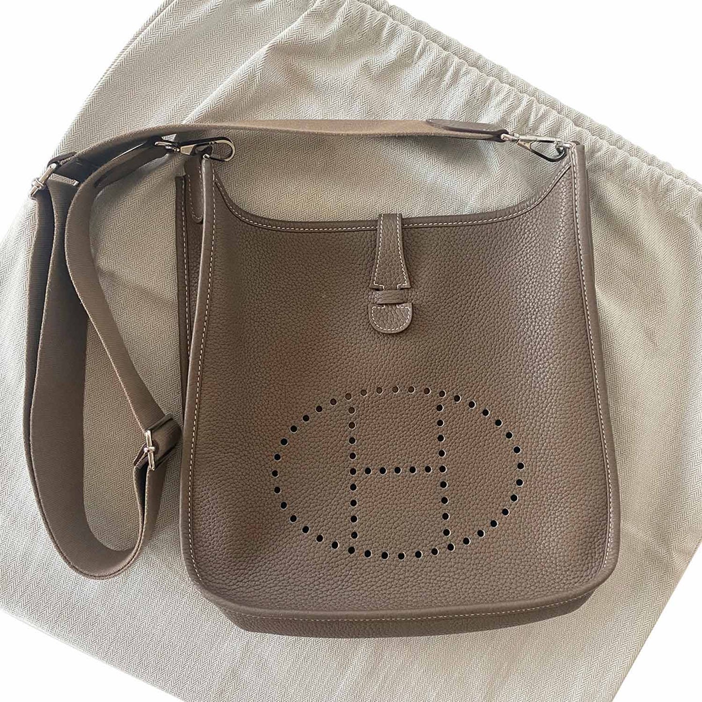 HermÃƒÆ’Ã‚Â¨s Evelyne III GM Clemence Leather