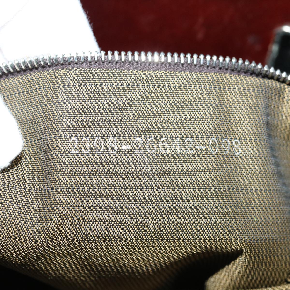 FENDI Zucca Canvas Hand Bag Black Brown hk1112