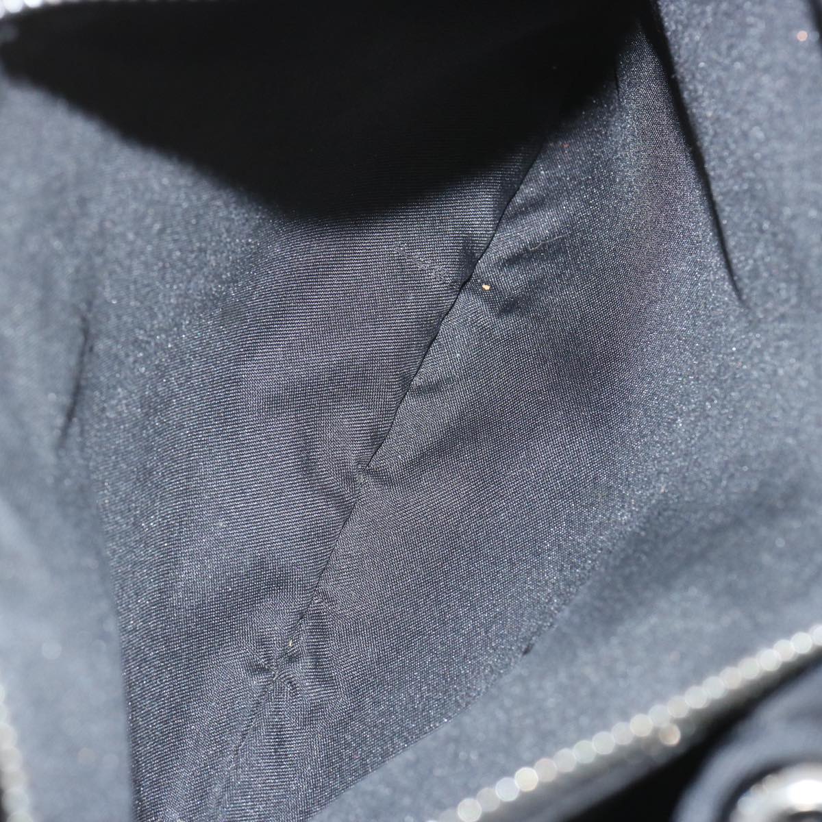FENDI Zucca Canvas Hand Bag Black hk1176
