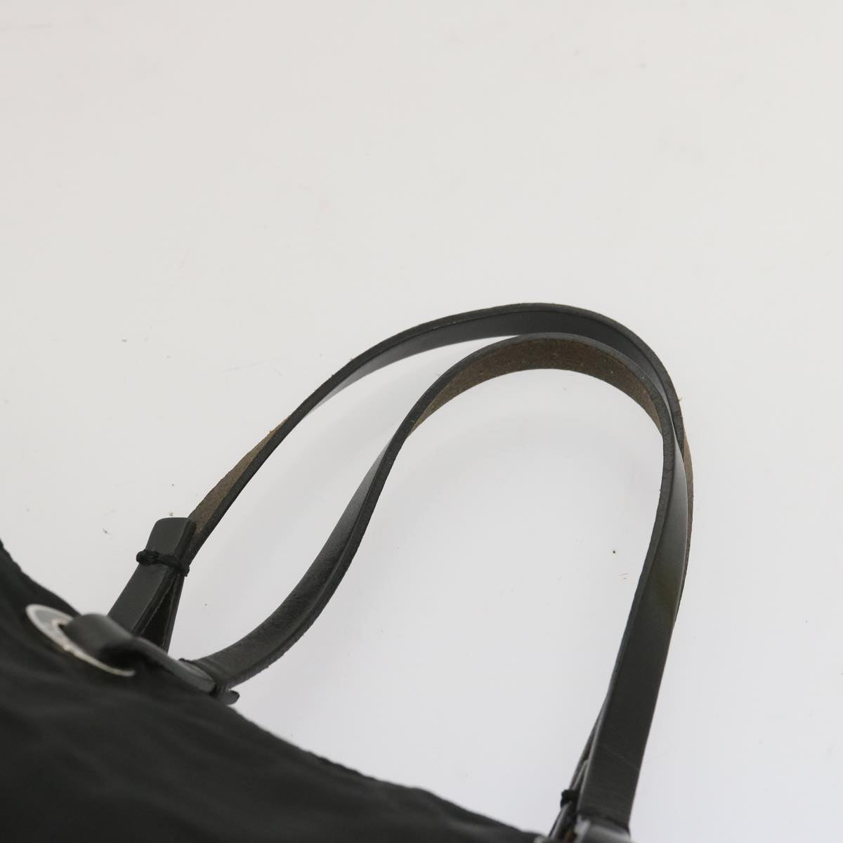 FENDI Zucca Canvas Hand Bag Black hk1176