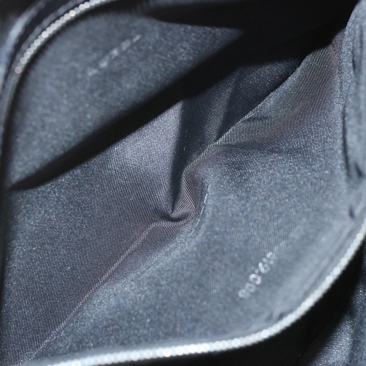 FENDI Zucca Canvas Hand Bag Black hk1179