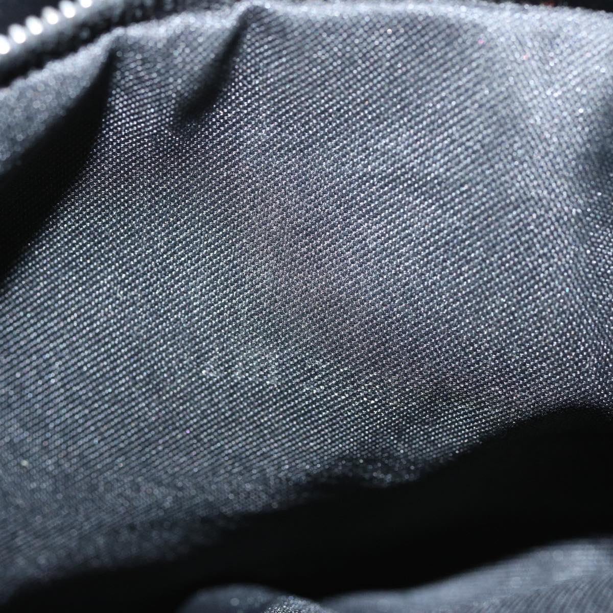 FENDI Zucca Canvas Hand Bag Black hk1179