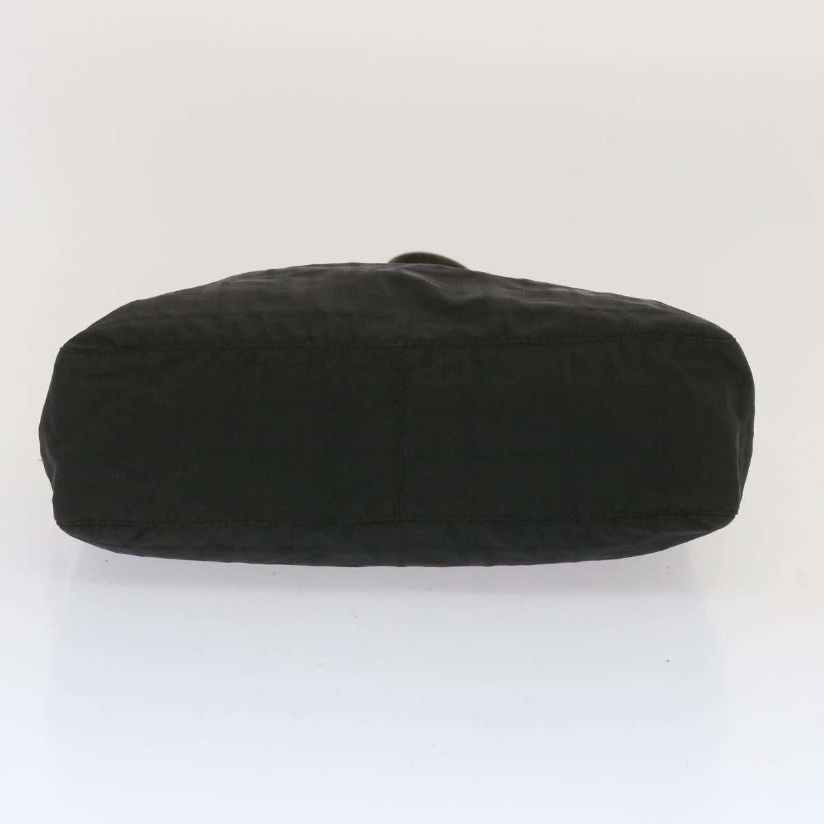 FENDI Zucca Canvas Hand Bag Black hk1179
