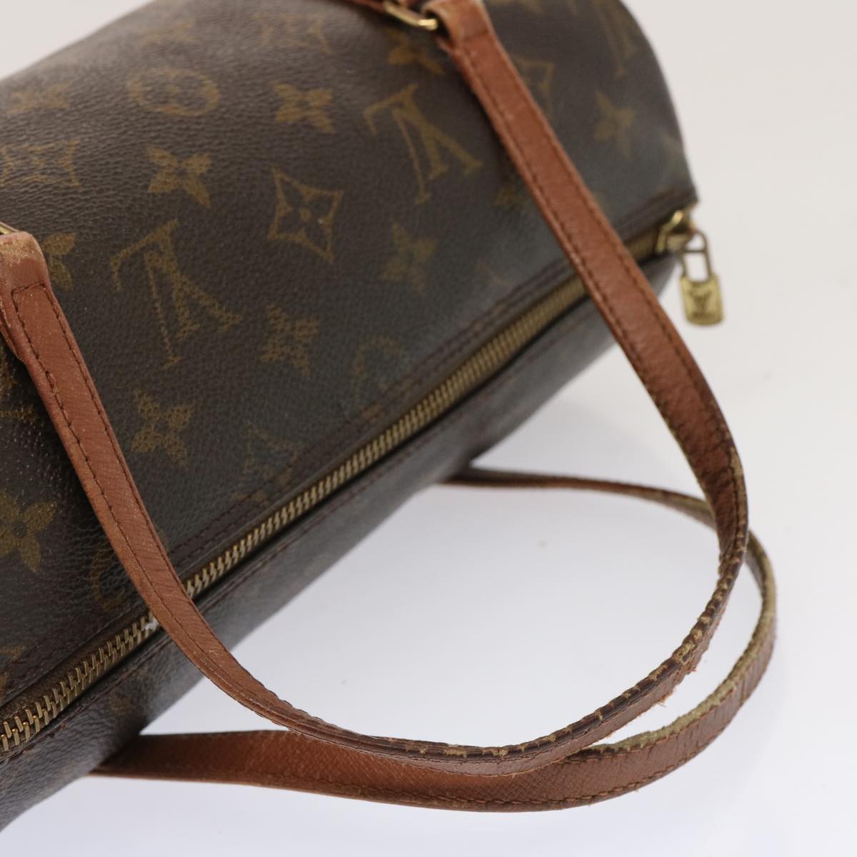 LOUIS VUITTON Monogram Papillon 26 old model Hand Bag Vintage M51366 hk1191